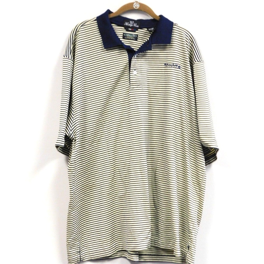 Heritage Cross  Cross Dry Mercerized Moisture Wicking Golf Polo Shirt Toyota XL